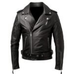 Real Lambskin Leather Biker Jacket